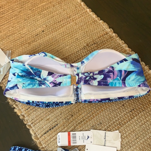Tommy Bahama Aquapetals Bikini Bottom XS/Top XLNWT - Picture 8 of 14